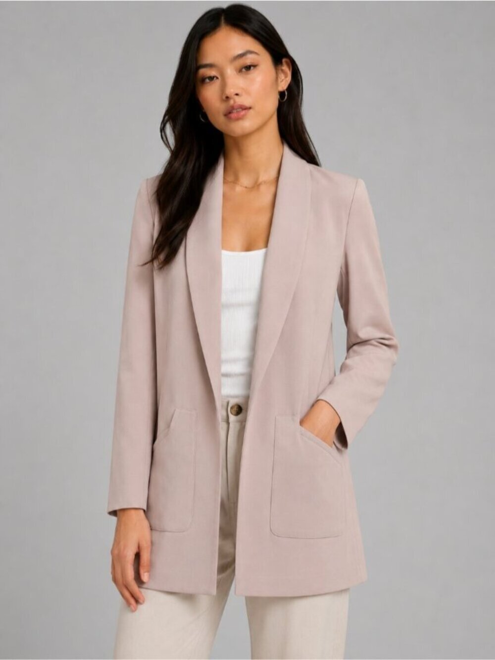 Maison Cinqcent Open Front Blazer